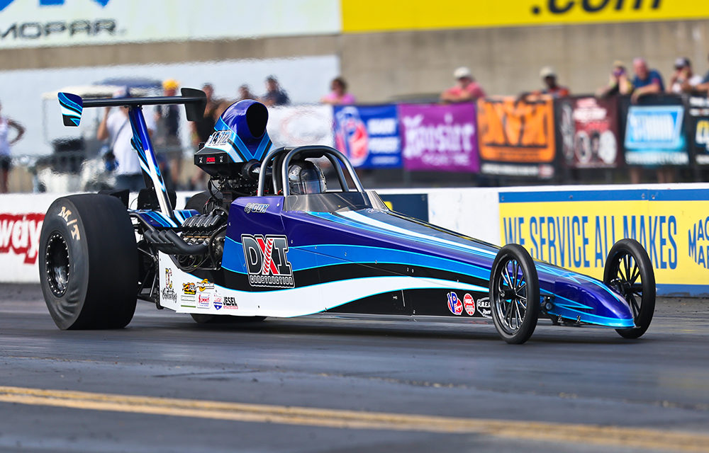 DJ Cox Shows He Can Handle a Dragster