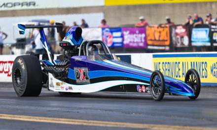DJ Cox Shows He Can Handle a Dragster