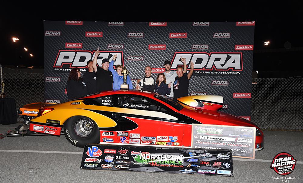 Davidowski wins first National Event at Maple Grove PDRA race