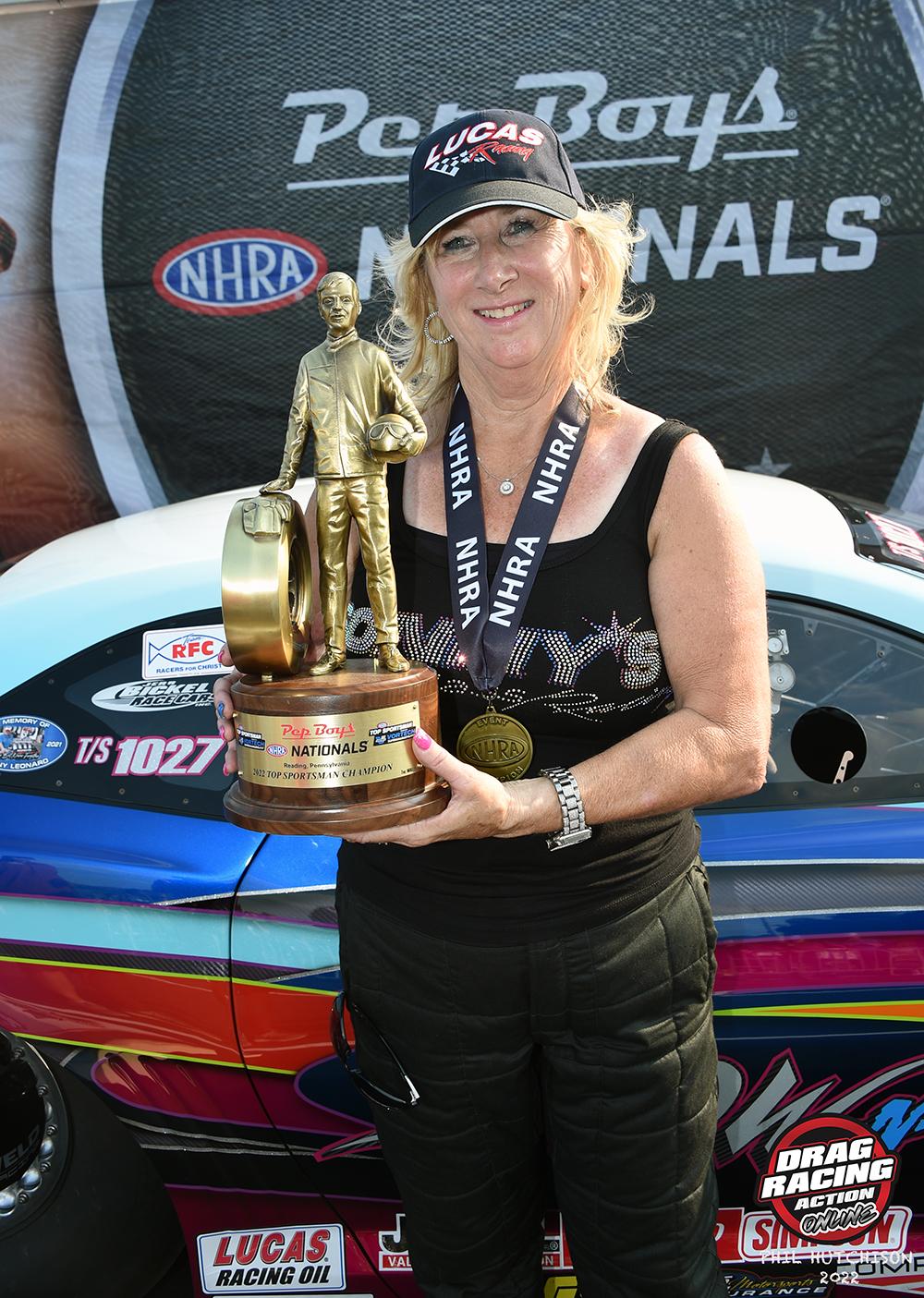 Vonnie Mills Wins Historic Top Sportsman at Pep Boys Nationals - Drag ...