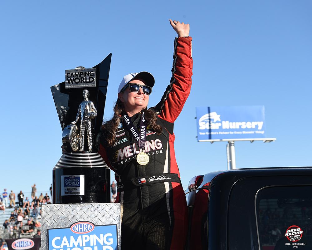 PRO STOCK STAR ERICA ENDERS CLINCHES FIFTH WORLD CHAMPIONSHIP AND WINS ...