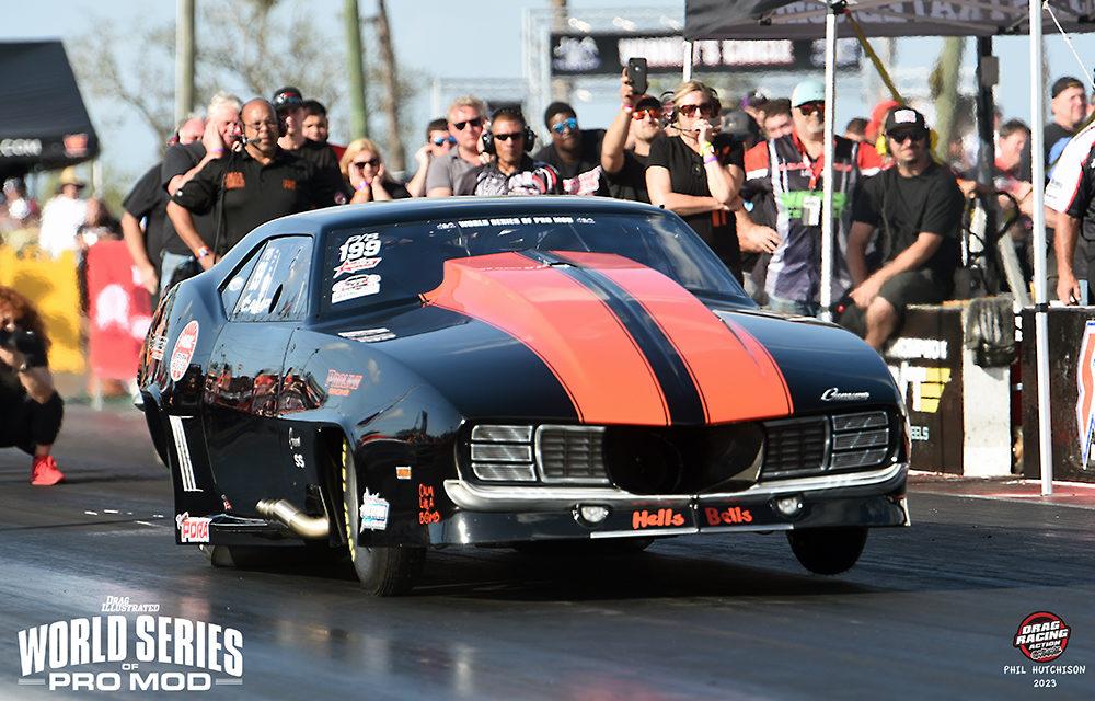 Johnny Camp Keeps Top Spot at World Series of Pro Mod Leading Into Sunday’s $100,000 To Win Race
