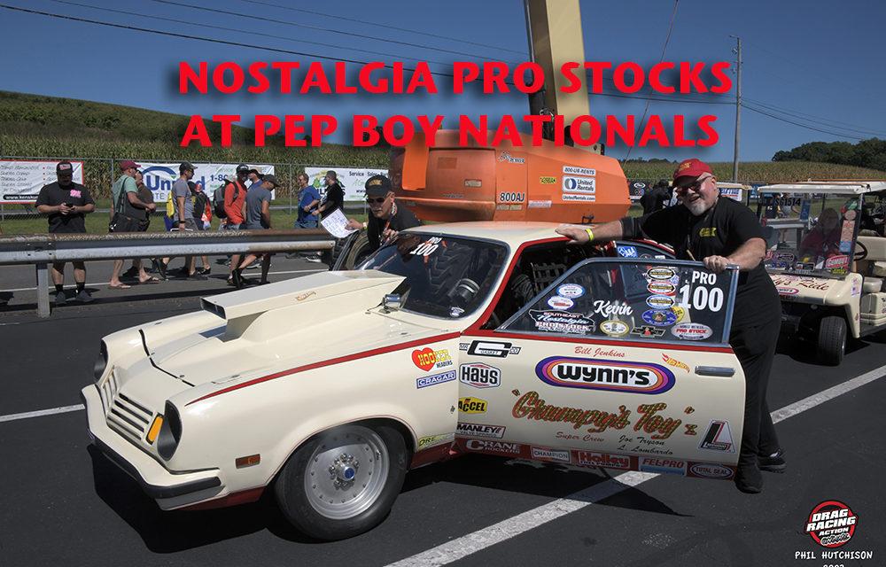 Nostalgia Pro Stocks Put On A Show at Pep Boys Nationals at Maple Grove