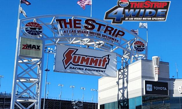 Tasca, Kalitta, and Jeg Coughlin win 4-Wide Nationals at the Strip in Las Vegas