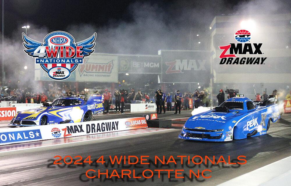 J. FORCE, KALITTA, ANDERSON AND M. SMITH RACE TO PROVISIONAL NO. 1 SPOTS AT NHRA 4-WIDE NATIONALS IN CHARLOTTE