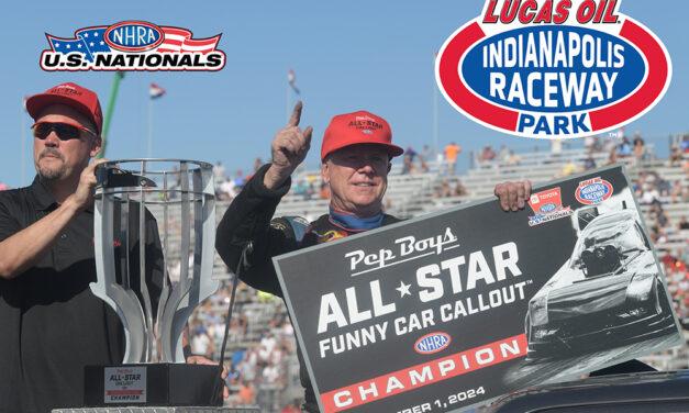 PAUL LEE WINS PEP BOYS FUNNY CAR ALL-STAR CALLOUT AT TOYOTA NHRA U.S. NATIONALS