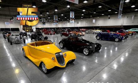 Ross Myers’ 1936 Ford Roadster was crowned America’s Most Beautiful Roadster, while a 1933 Pontiac Sedan owned by Bill Barbato won the Al Slonaker Memorial Award