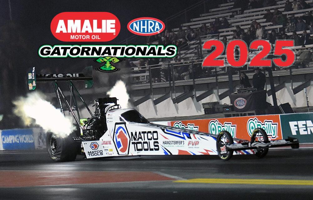 BROWN, GREEN, GLENN & HERRERA START 2025 WITH WINS AT AMALIE MOTOR OIL NHRA GATORNATIONALS