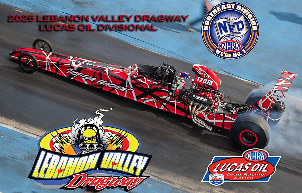 ESZ WINZ FUNNY CAR FRICKE AND NOBILE MAKE IT A FAMILY AFFAIR AT LEBANON VALLEY LUCAS OIL DIVISIONAL