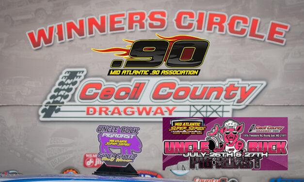 Mid Atlantic .90 Association Uncle Buck  Stack and Paone Double Up in Jrs Morehead and Stalba take wins at Cecil County