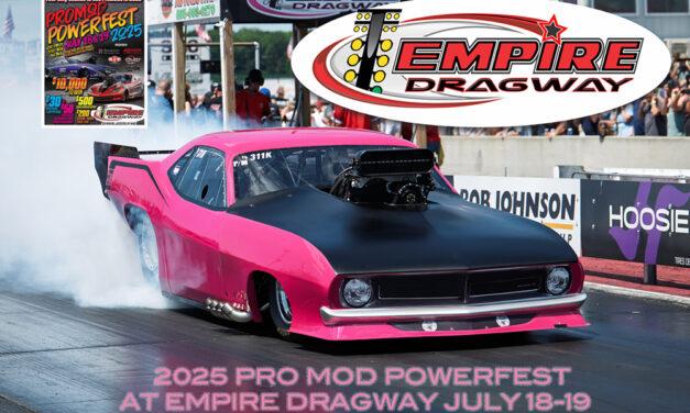Pro Mod Powerfest at Empire Dragway packs the stands