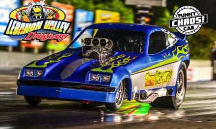 FUNNY CAR CHAOS HITS LEBANON VALLEY DRAGWAY  FRIDAY QUALIFYING ACTION