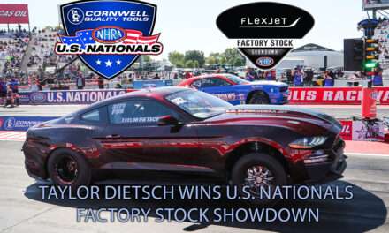 TAYLOR DIETSCH WINS U.S. NATIONALS TITLE FOR FIRST CAREER FLEXJET FACTORY STOCK SHOWDOWN VICTORY