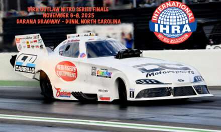 IHRA Finale in North Carolina Worsham, Satenstein Put Exclamation Point on IHRA Outlaw Nitro Series Season