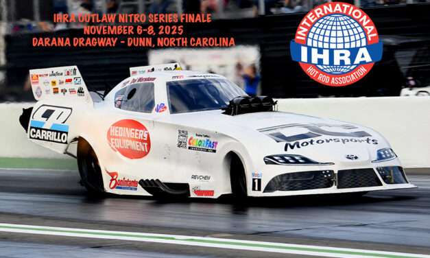 IHRA Finale in North Carolina Worsham, Satenstein Put Exclamation Point on IHRA Outlaw Nitro Series Season