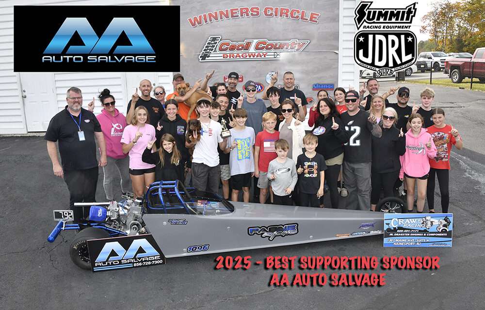 AA Auto Salvage Awarded Best Supporting Sponsor at the NED Awards Baquet