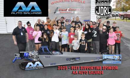 AA Auto Salvage Awarded Best Supporting Sponsor at the NED Awards Baquet