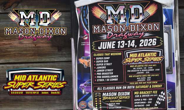 Mid Atlantic Series Kicks Off 2026 Season at Mason Dixon Dragway
