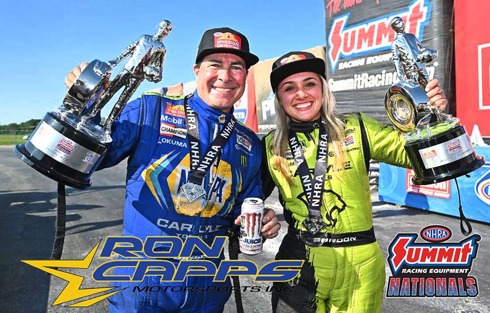 Dream Weekend for First-Time Top Fuel Winner Maddi Gordon as Ron Capps Motorsports Scores First-Ever Double-Up at Norwalk