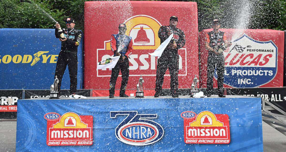 BROWN, HAGAN, HARTFORD & HERRERA ROLL TO WINS AT SUPER GRIP NHRA THUNDER VALLEY NATIONALS