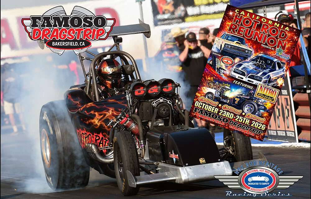 California Hot Rod Reunion to Feature 17 Different Drag Racing Classes