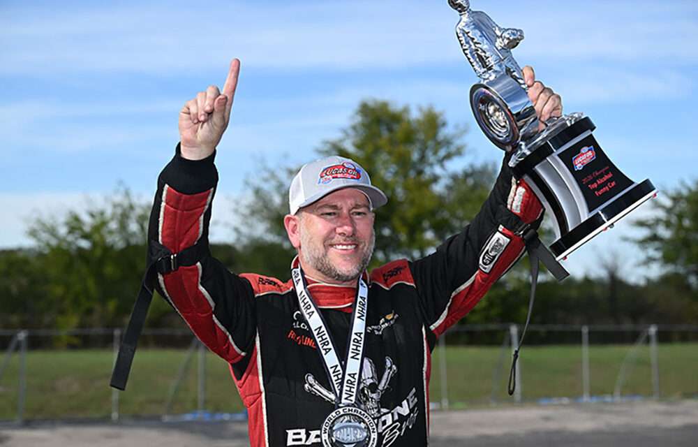 Sean Bellemeur Clinches NHRA Top Alcohol Funny Car World Championship in Dallas